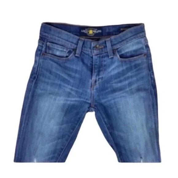 Lucky Brand Brooke Skinny Distressed denim jeans 24 - Picture 4 of 7
